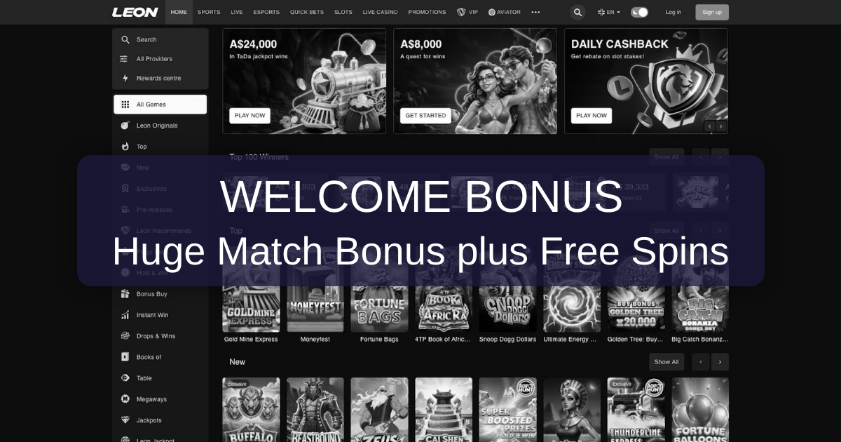 Leon Casino banner